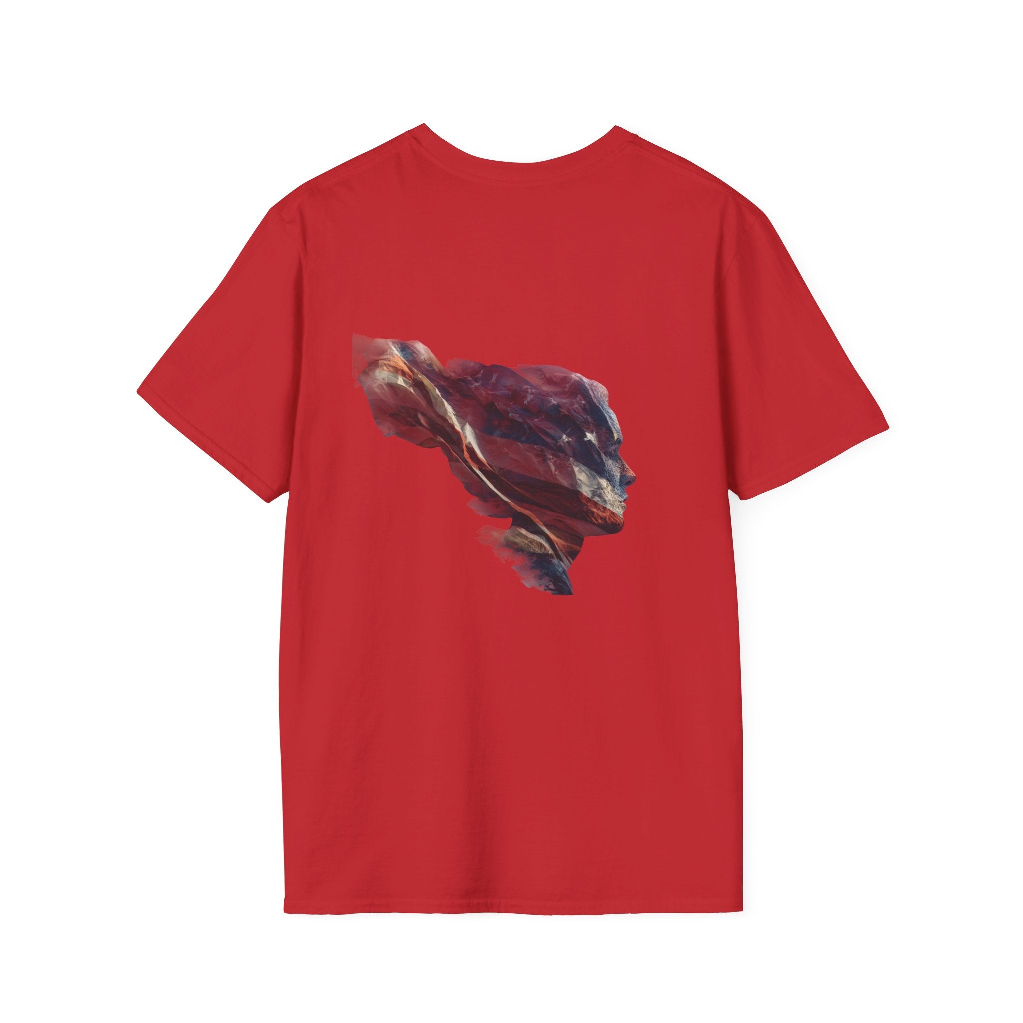 Abstract Flag Profile T-Shirt
