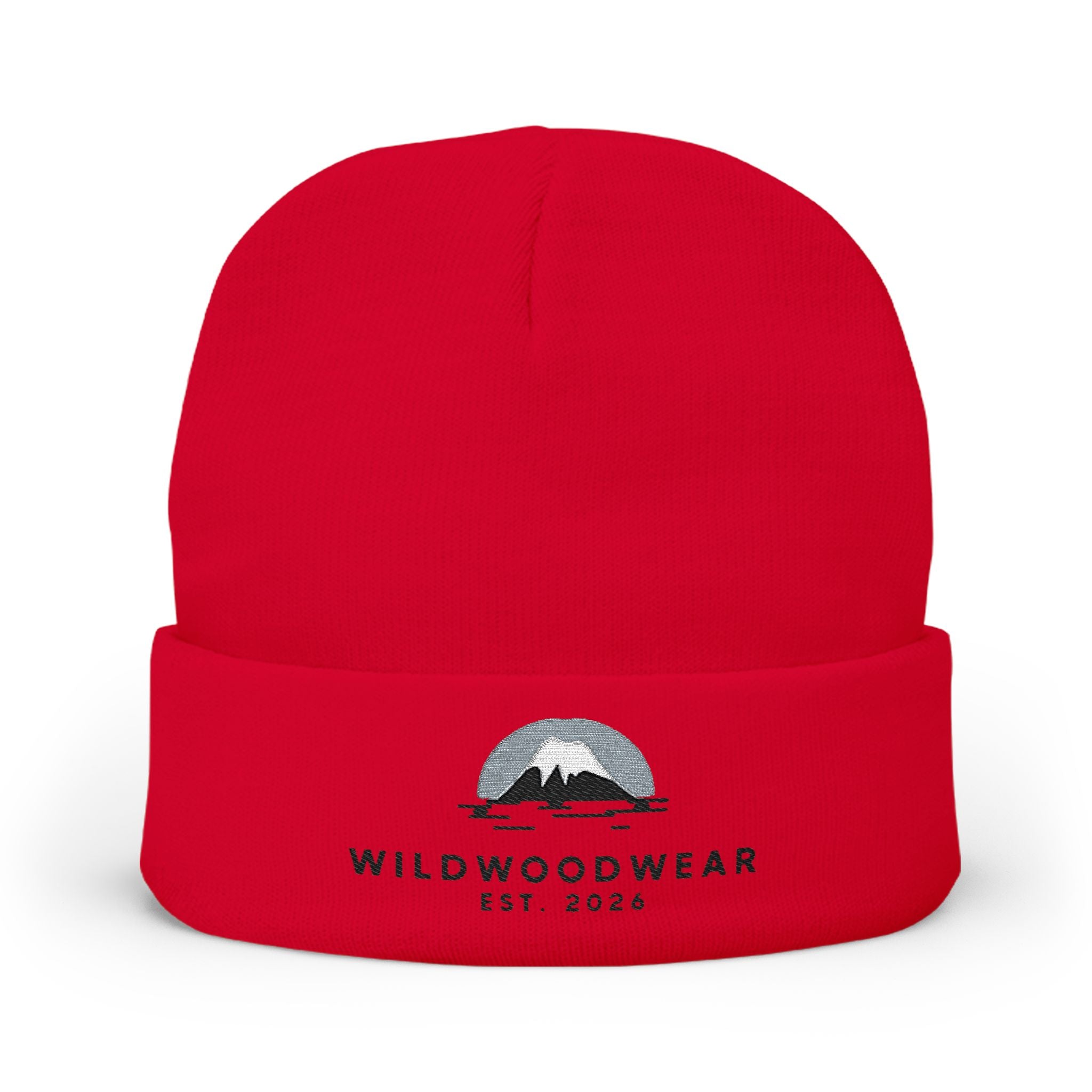 Embroidered Mountain Logo Beanie