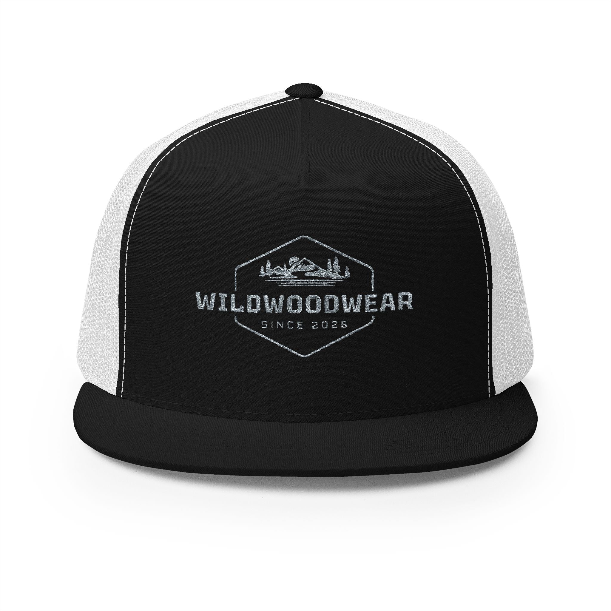 Wildwoodwear Embroidered Patch Mesh Hat