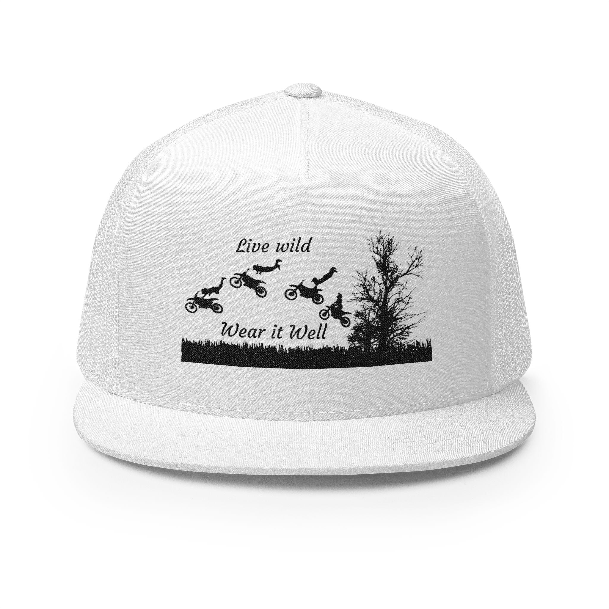 "Live Wild, Never Be Tamed" Embroidered Outdoor Hat