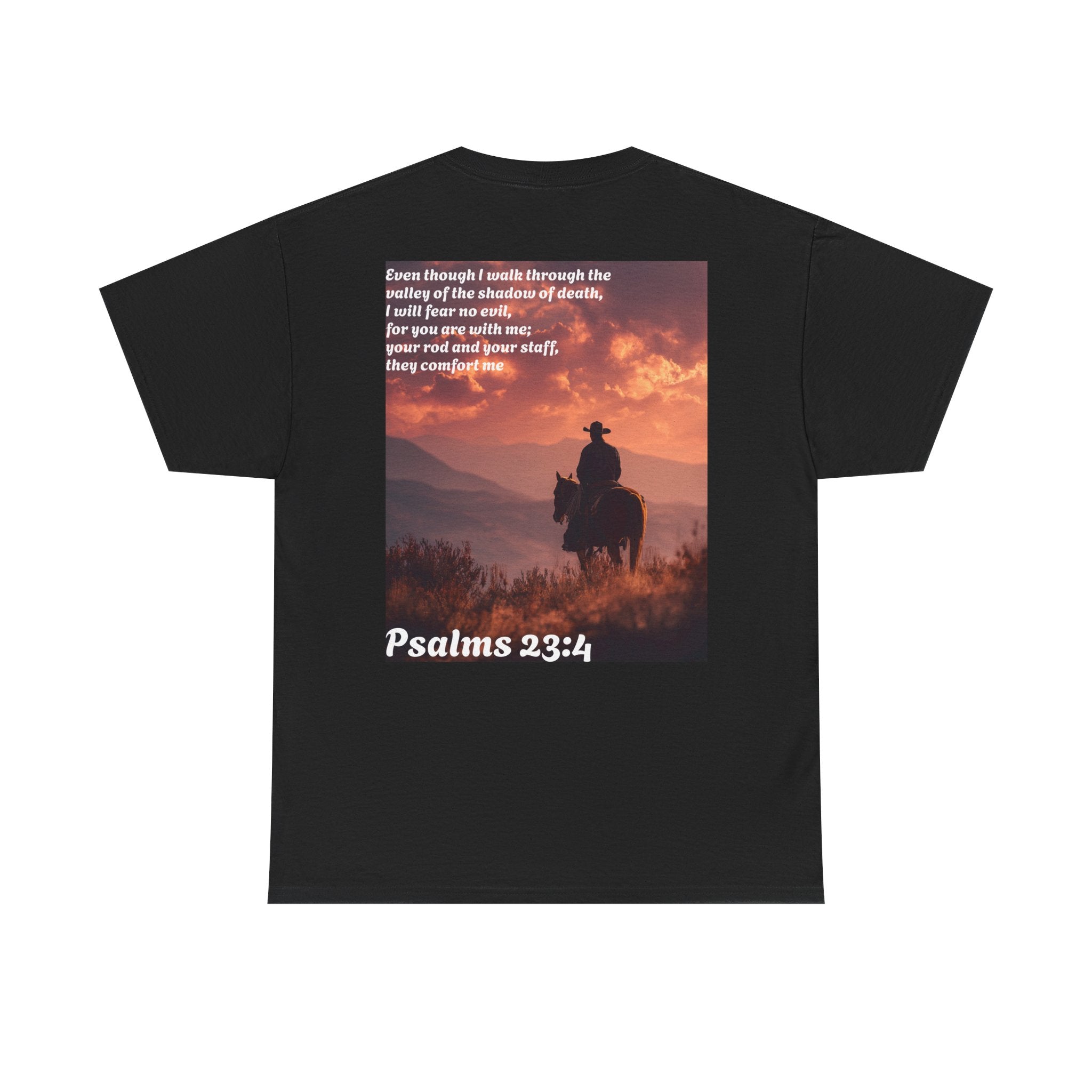 Psalms 23:4 Cowboy Tee
