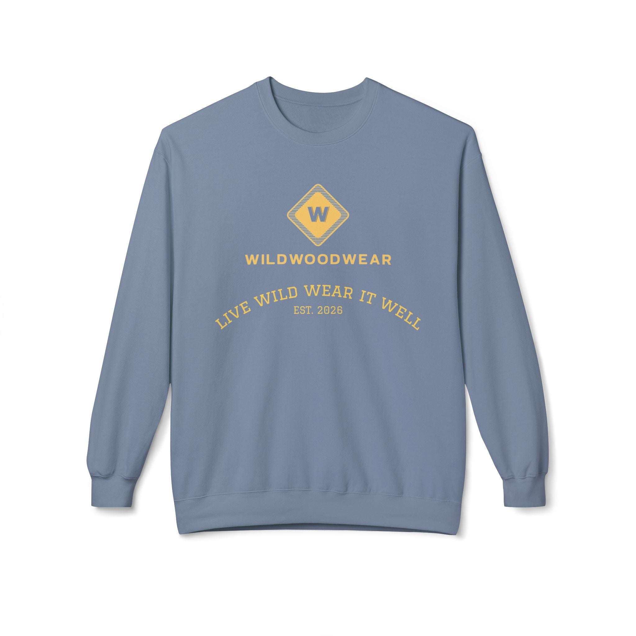 Wildwoodwear 'Live Wild, Wear It Well' Crewneck Sweatshirt