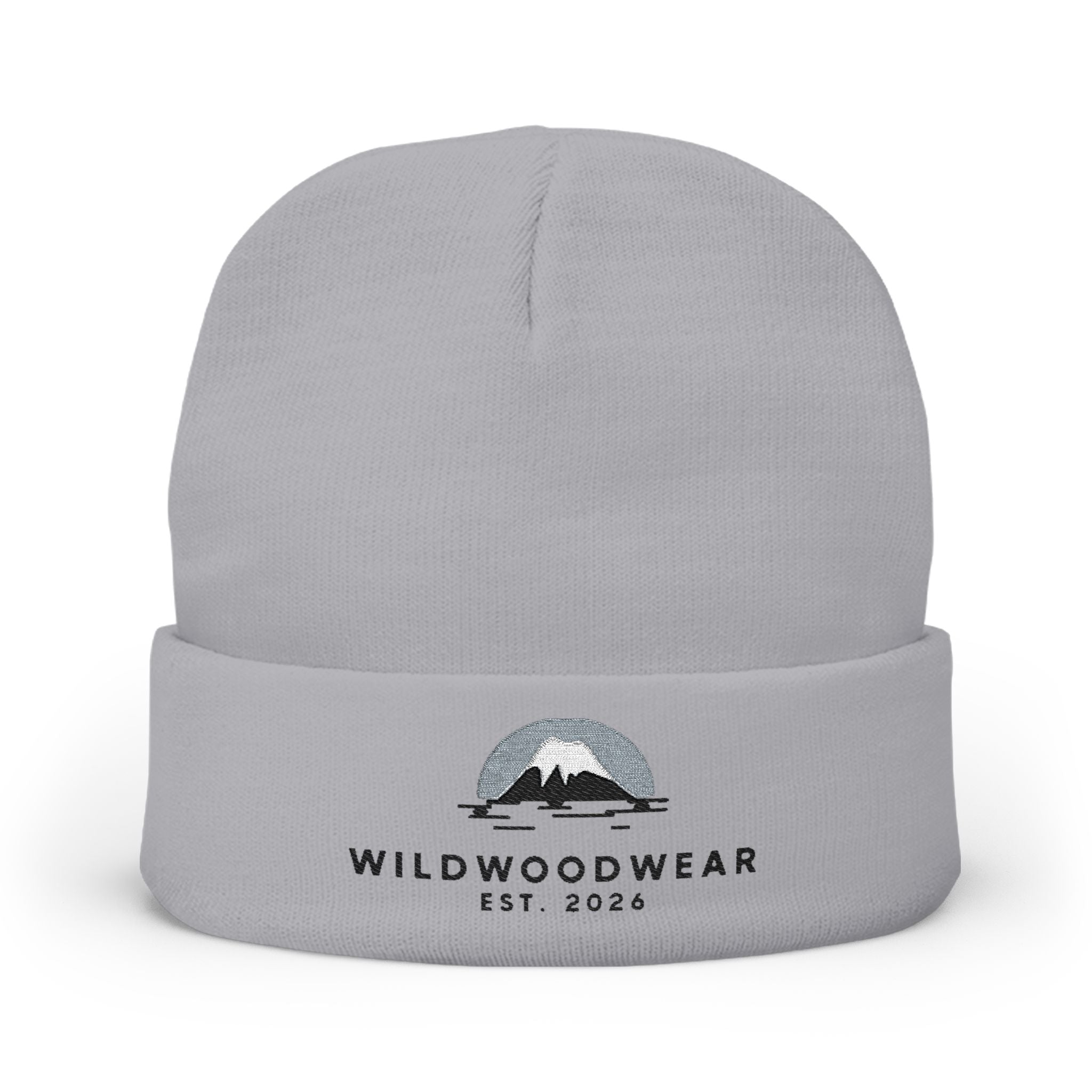 Embroidered Mountain Logo Beanie