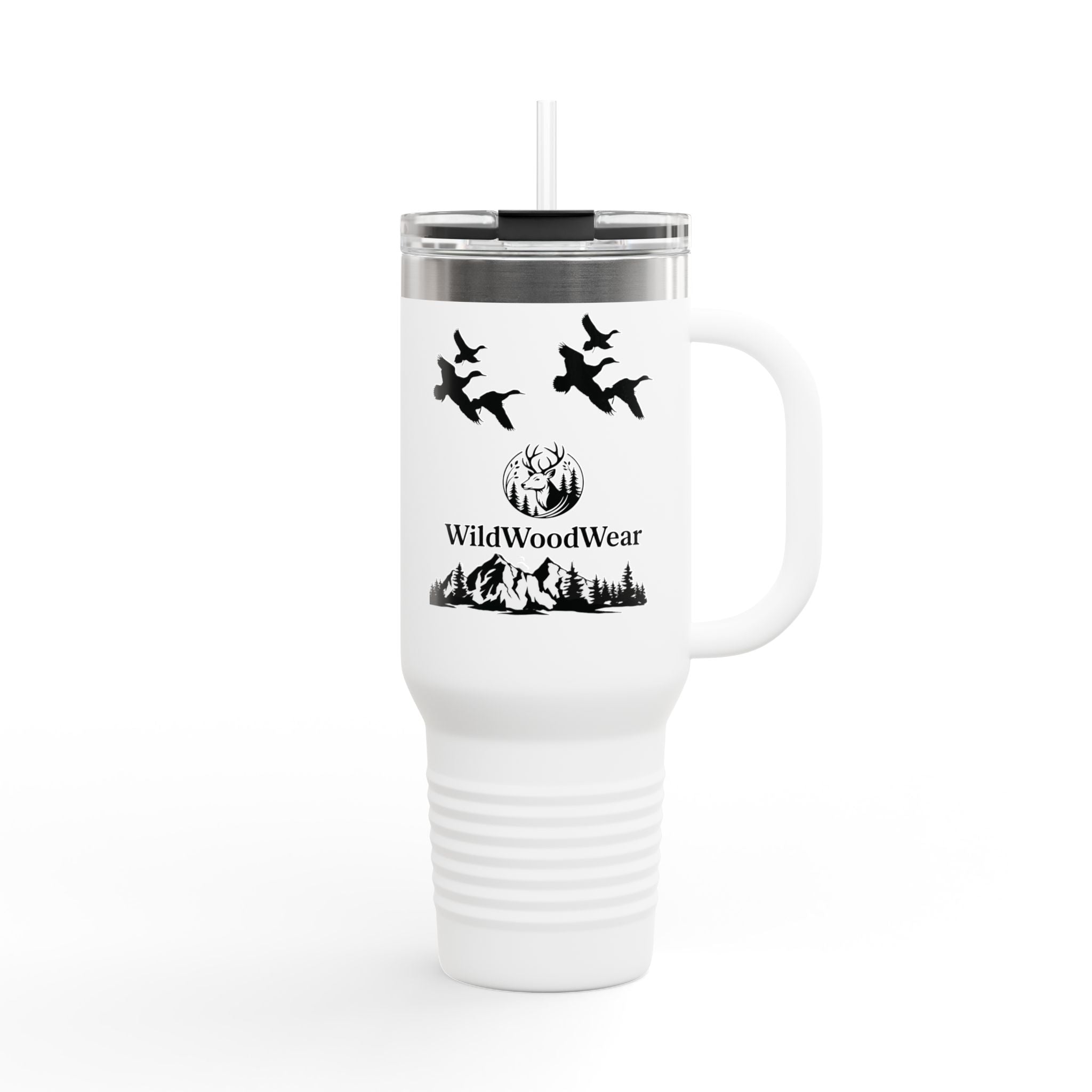 WildWoodWear Duck Hunting 40oz Insulated Travel Mug