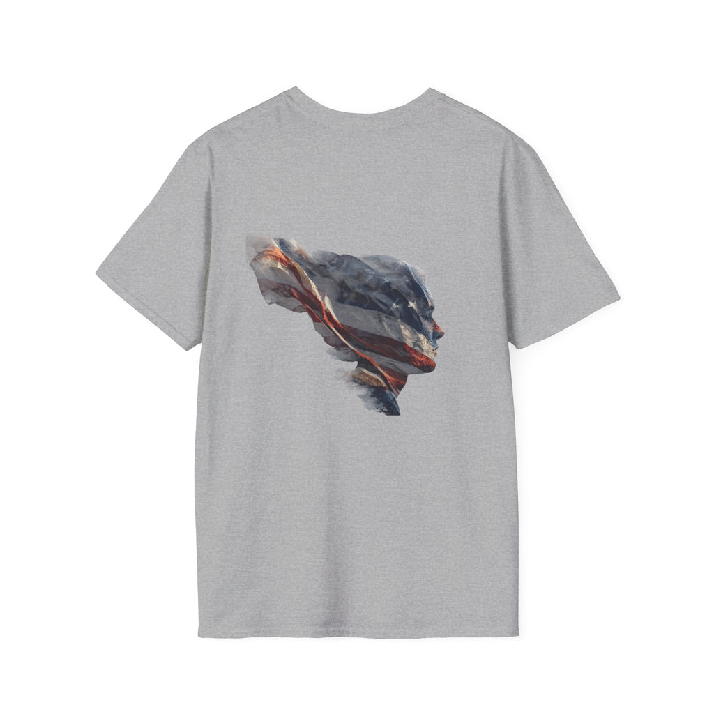 Abstract Flag Profile T-Shirt