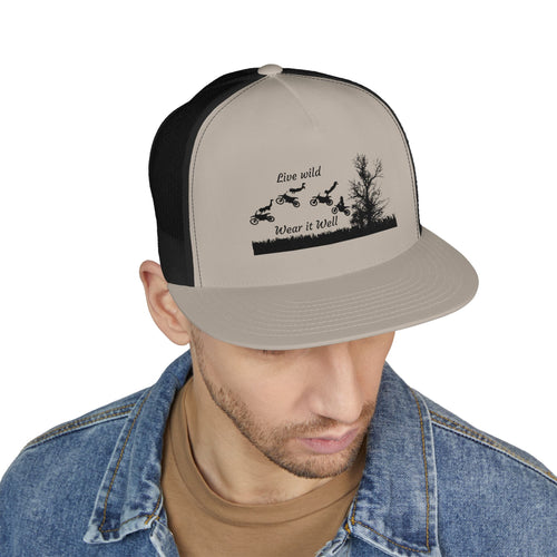 "Live Wild, Never Be Tamed" Embroidered Outdoor Hat